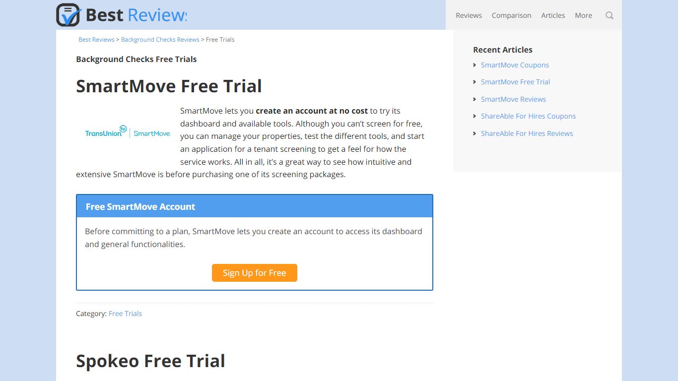 Background Checks Free Trials, Free Versions - Best Reviews